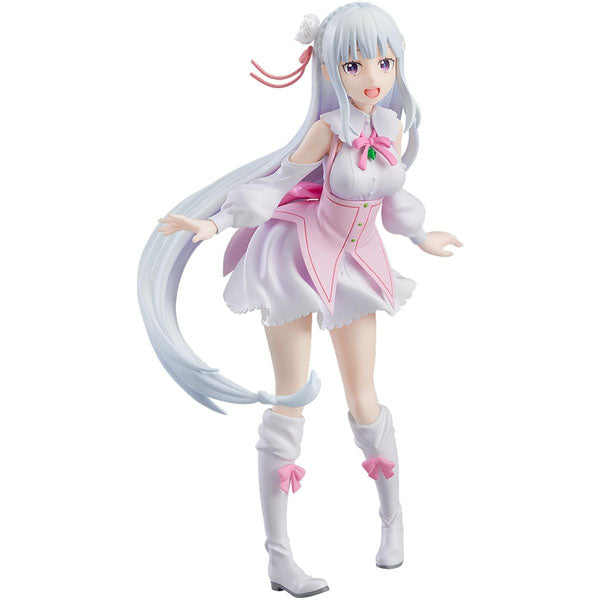POP UP PARADE "Re:Zero –Starting Life in Another World." Emilia Memory Snow Version Figure--0