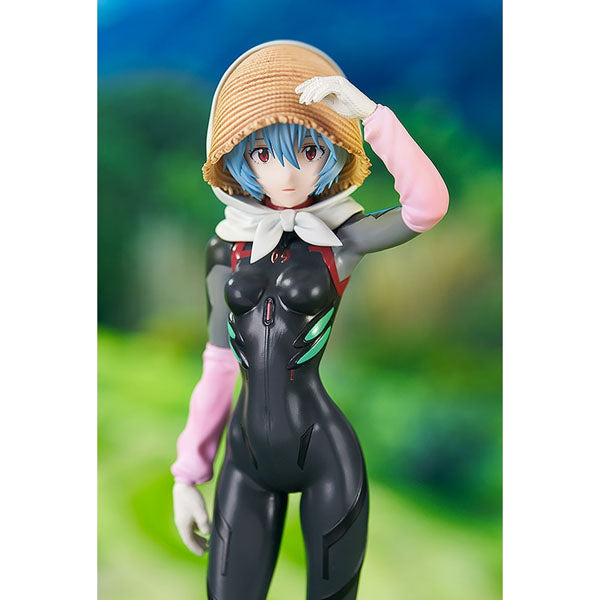 POP UP PARADE "Rebuild of Evangelion" Rei Ayanami Tentative Name Farming Version Figure--3