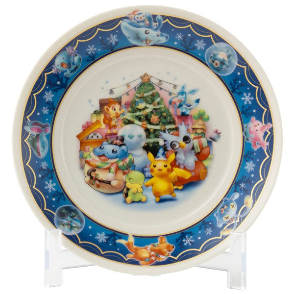 Assiette de Noël en porcelaine "Pokémon Christmas in the Sea"--1