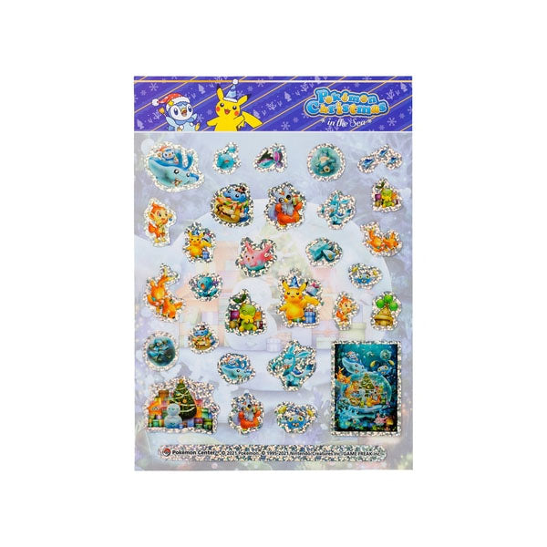 Stickers Holographiques "Pokémon Christmas in the Sea"--0