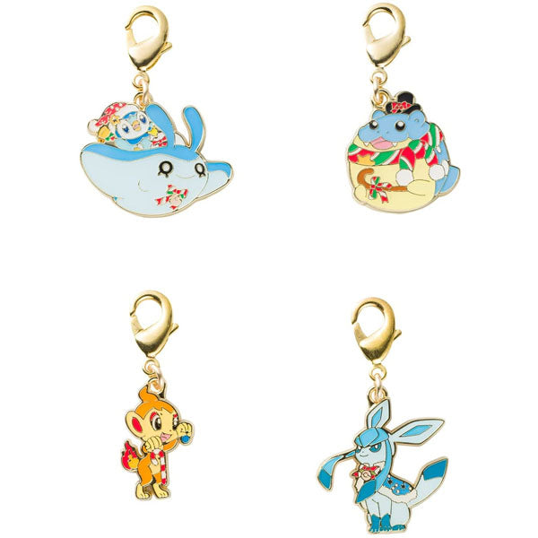 Set de charm en metal "Pokémon Christmas in the Sea" - Tiplouf--0