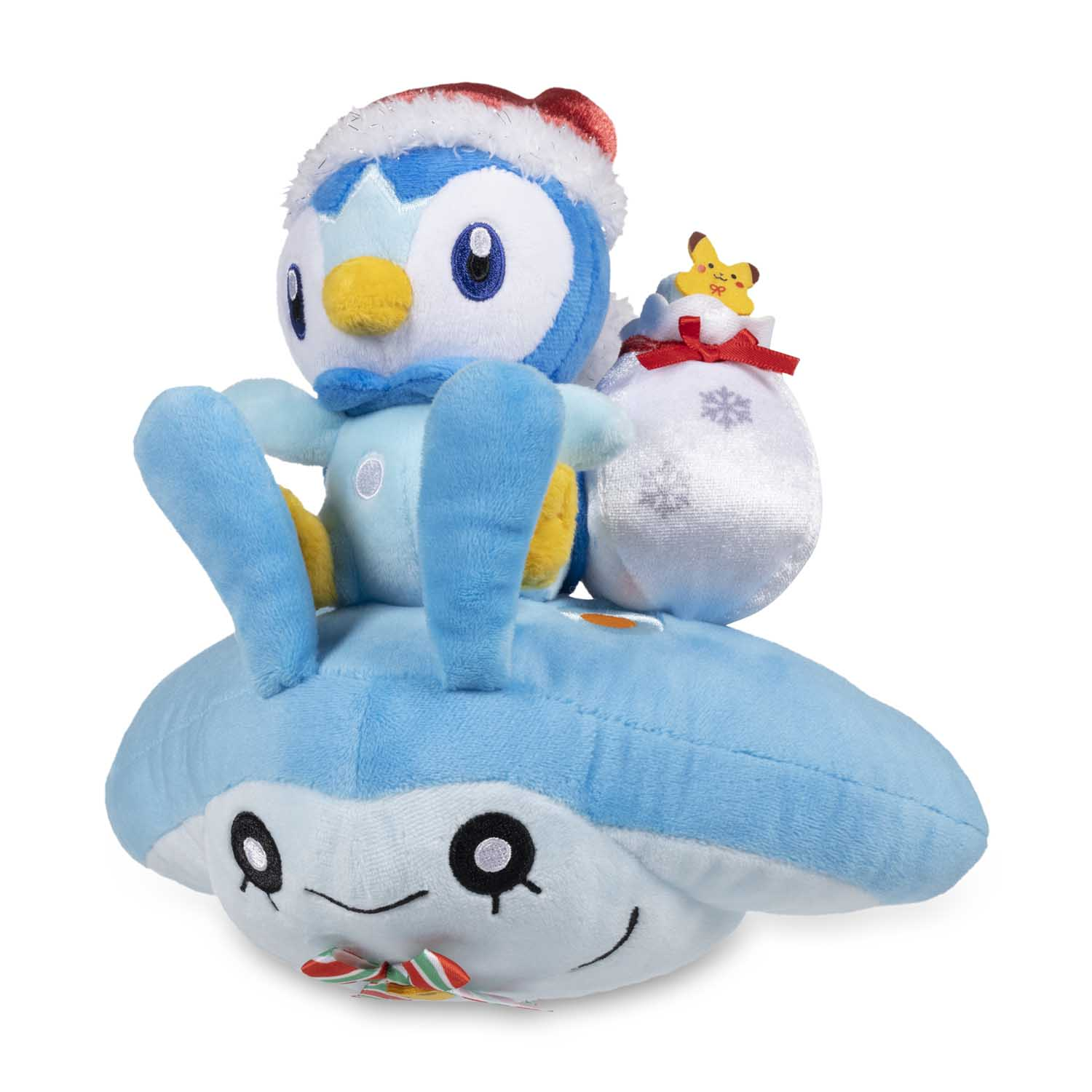 "Pokémon Christmas in the Sea" Plush - Piplup & Mantyke--1