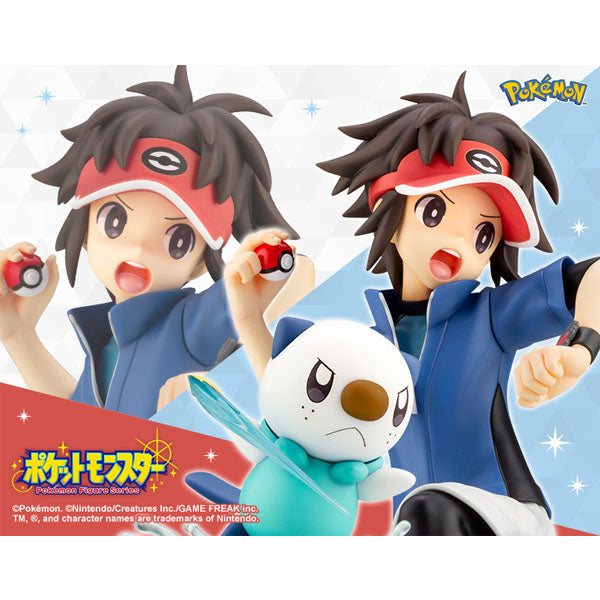 ARTFX J Pokémon Nate & Oshawott 1/8 Figure--1