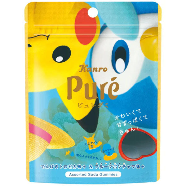 Puré Gummy Pikachu & Tiplouf - Fruits tropicaux & Soda--0