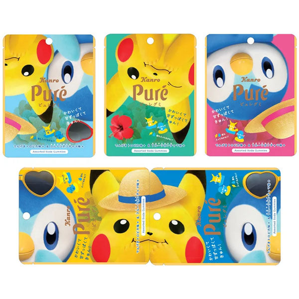 Puré Gummy Pikachu & Piplup - Tropical Fruits & Soda--1