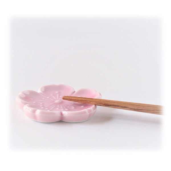 Porcelain Chopsticks Holder - Sakura--1