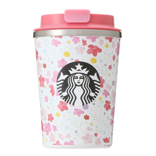 Starbucks Sakura 2022 - Stainless Tumbler Pearl White 355ml--0