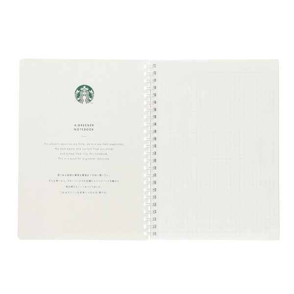 Starbucks Sakura 2022 - Campus Ring Notebook Pink--2