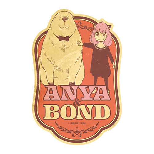 Spy x Family Travel Sticker (7) Anya & Bond--0