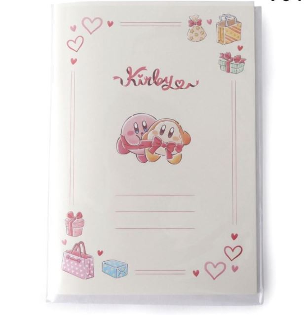 Kirby Stationery Set [Pouch, Notebook, Pen] - Gift Pattern--1