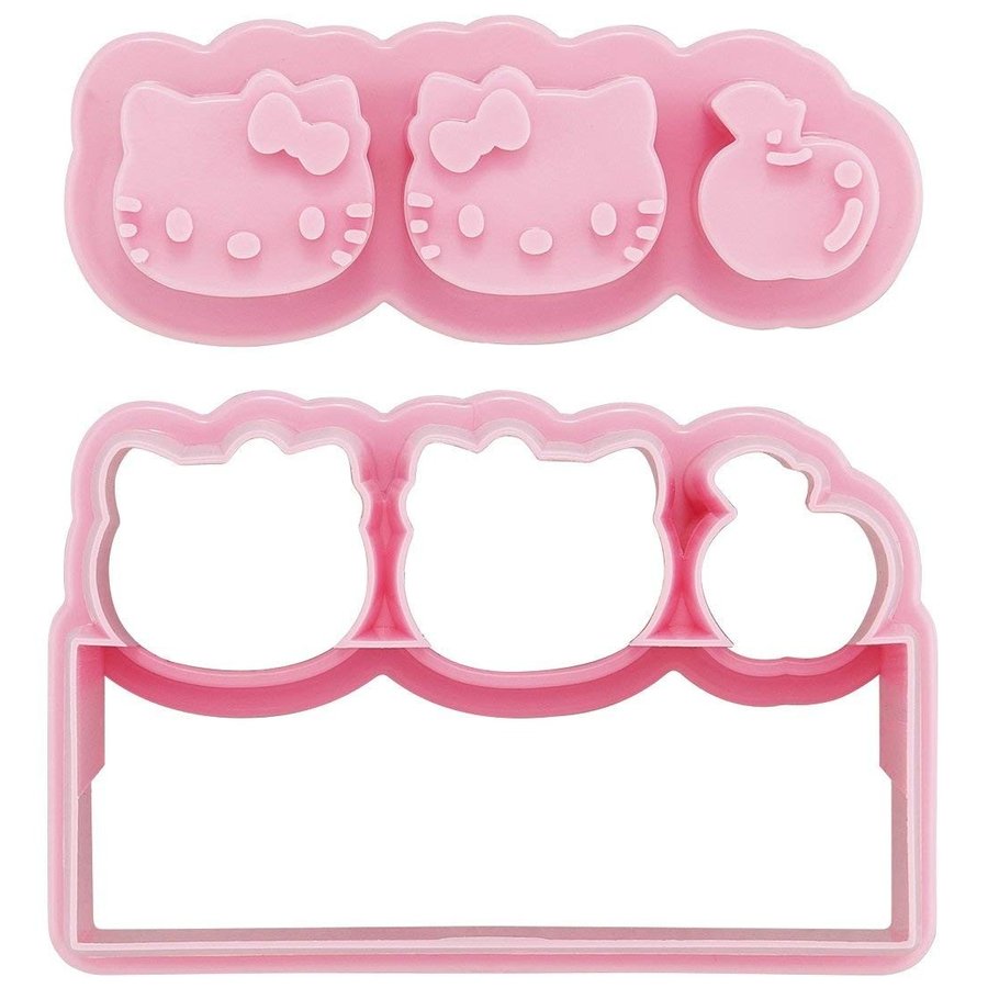 Hello Kitty Mini Cutter Balan Mold for Bento--2