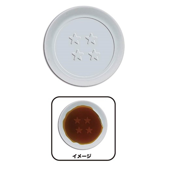 Dragon Ball - Soy Sauce Plate 4-star Ball--1