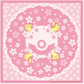 Pikachu Furoshiki  - Sakura--0