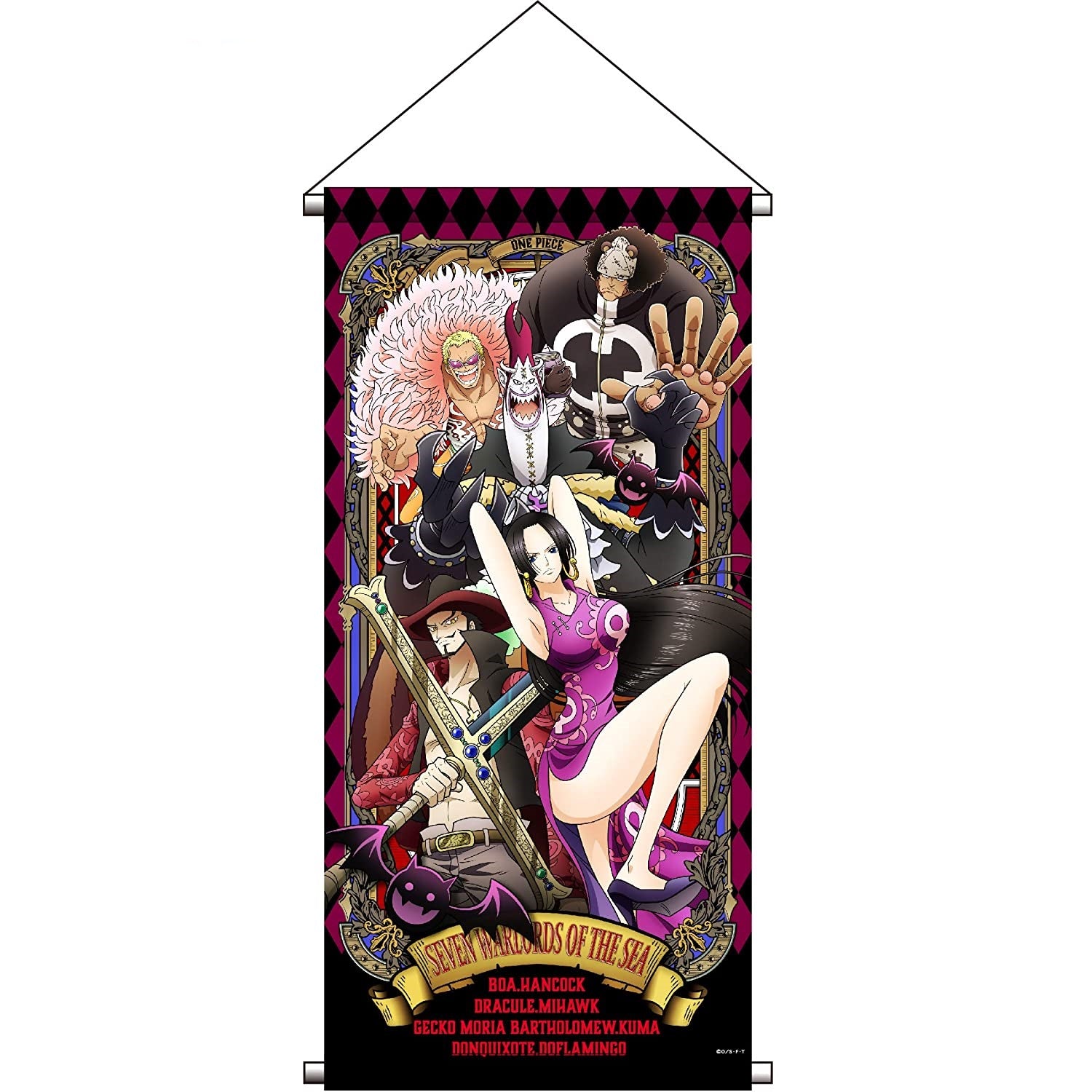 One Piece Ultimate Crew 2nd Dodeka Tapestry King Shichibukai--0