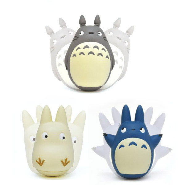 Lot de 3 figurines Mon voisin Totoro - Minna de YuraYura -Okiagari Koboshi---0