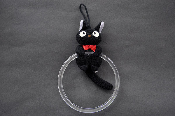 Black cat Jiji Towel hanger--0