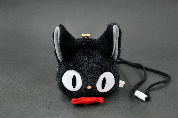 Black cat Jiji Clasp Pouch--0