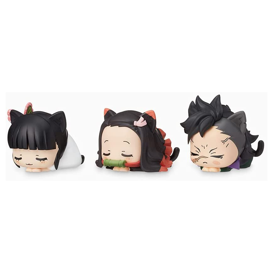 Set 3 Mini Figures - Ohiruneko - Kimetsu no Yaiba--0