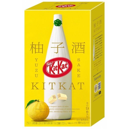 KitKat mini - Yuzu Sake (9 pcs box)--0
