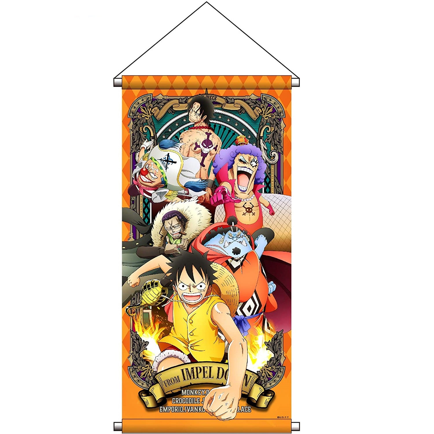 Tapisserie One Piece Ultimate Crew 2nd Dodeka From Impel Down--0