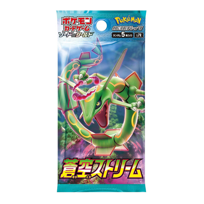 Pokémon Card Sword & Shield "Blue Sky Stream" Rayquaza [S7R] (japanese booster box)--1