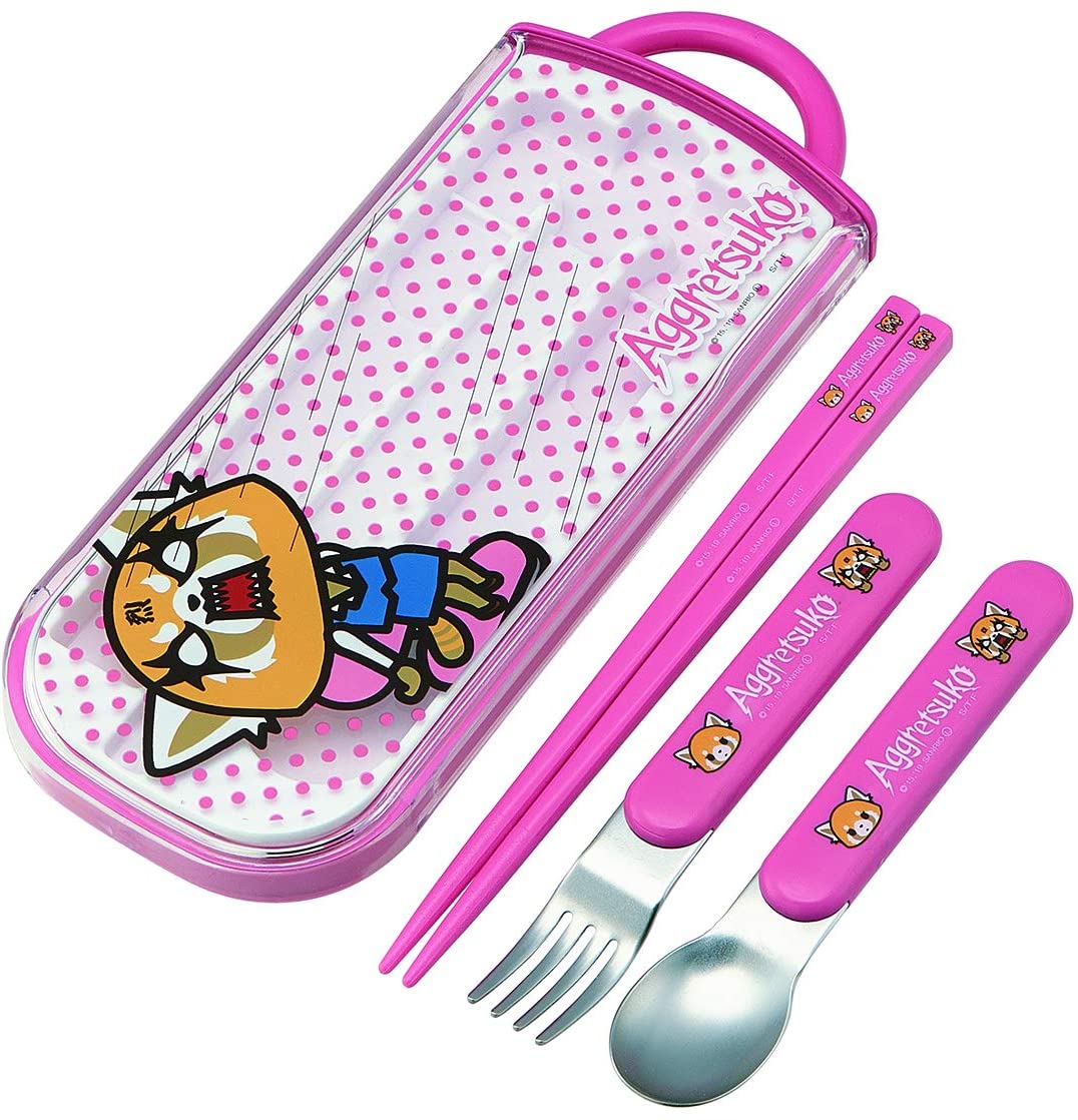 Aggretsuko Bento Cutlery Set--0