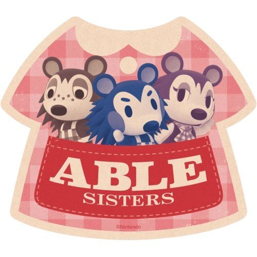 Animal Crossing - Travel Sticker - Les soeurs Able--0