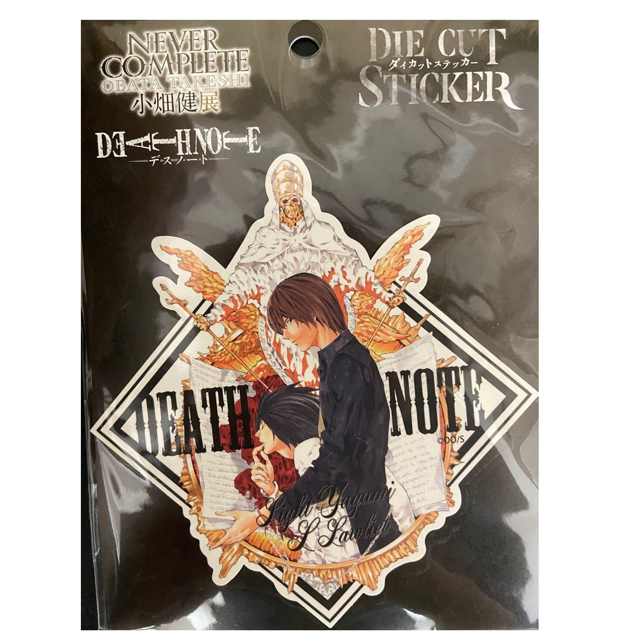 Set x2 Stickers DEATH NOTE <Takeshi Obata Exhibition>  --1