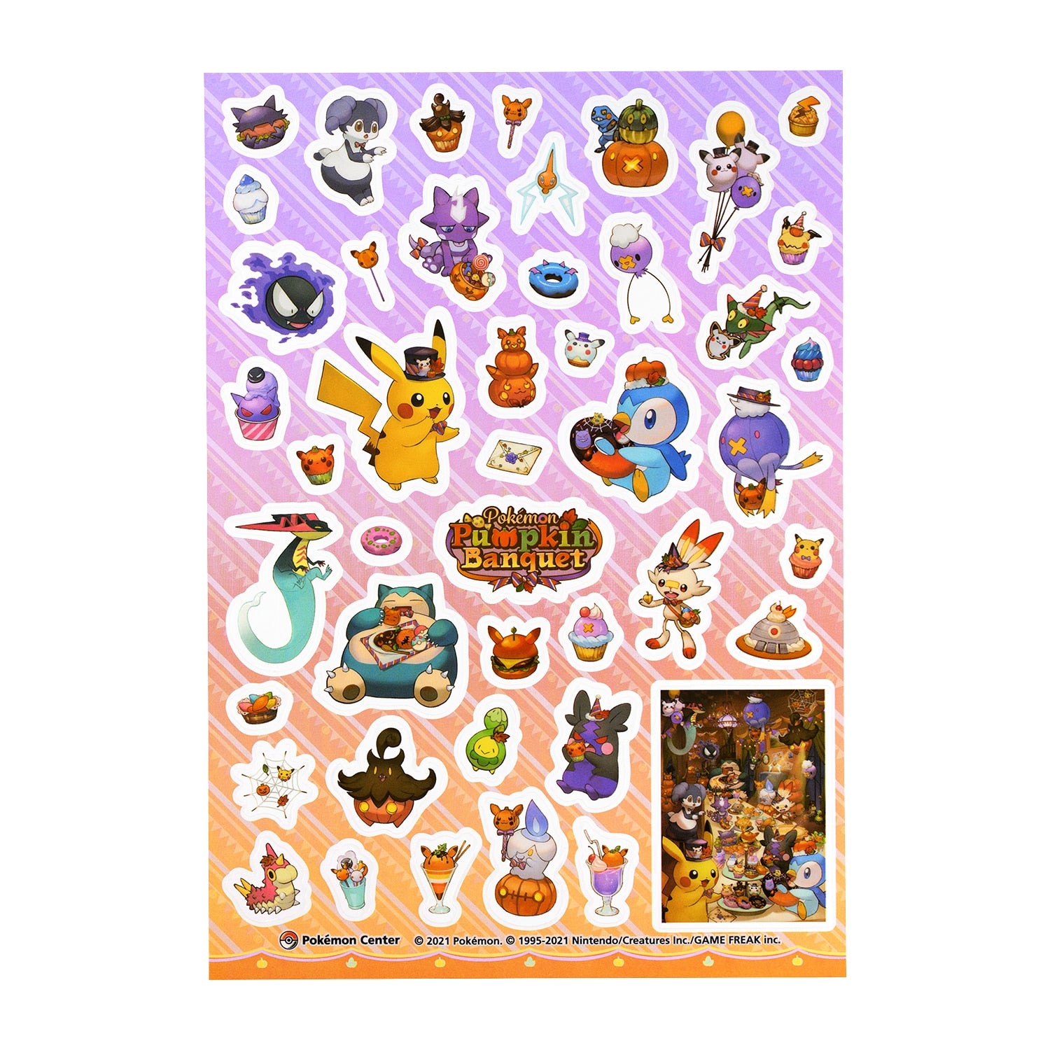 Stickers "Pokémon Pumpkin Banquet"--0