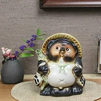 Tanuki Statuette (15.5cm)--1