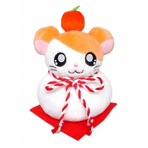 Hamtaro Peluche S - Hamtaro Kagami Mochi--0