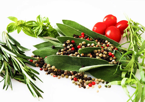 Fresh herbs and spices. The more you consciously include a variety of the five tastes into your food preparation, the more satisfying and nutritionally enhanced your meals will be.