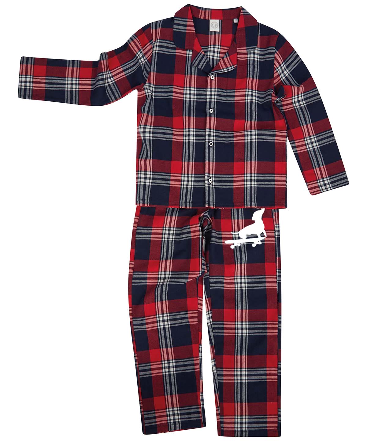  Baby PJ Pajama Pants Plaid Multi color Black White Navy Red  Green (6 Months, Red + Black) : Handmade Products