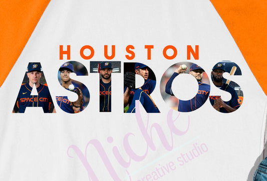 Astros Foam Finger Decal – Niche Creative Studio