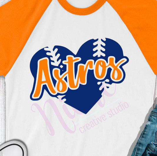* Love Astros Decal