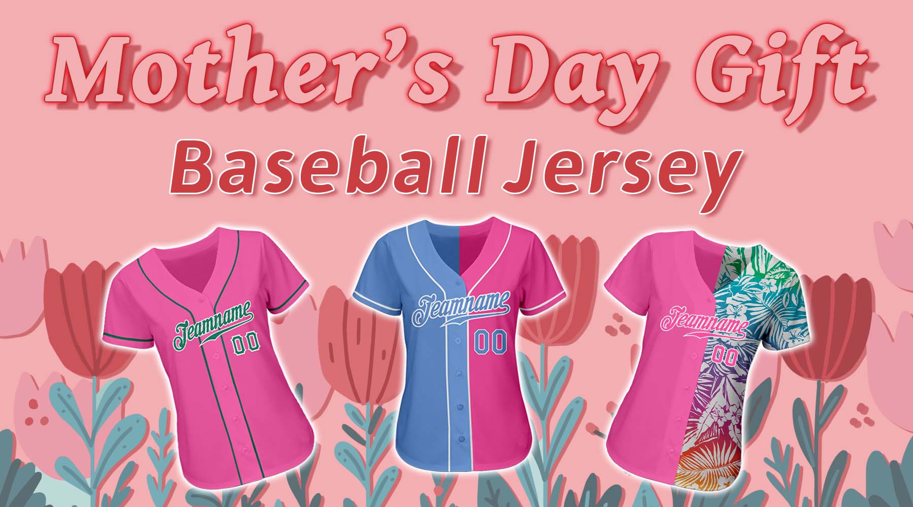 custom baseball jersey mother's day