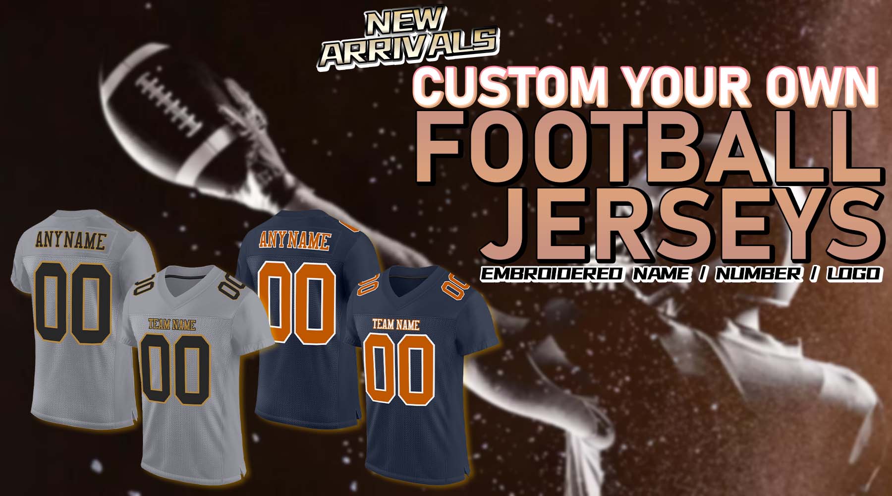 Custom Football Jerseys  Custom Team Football Uniforms - FansIdea