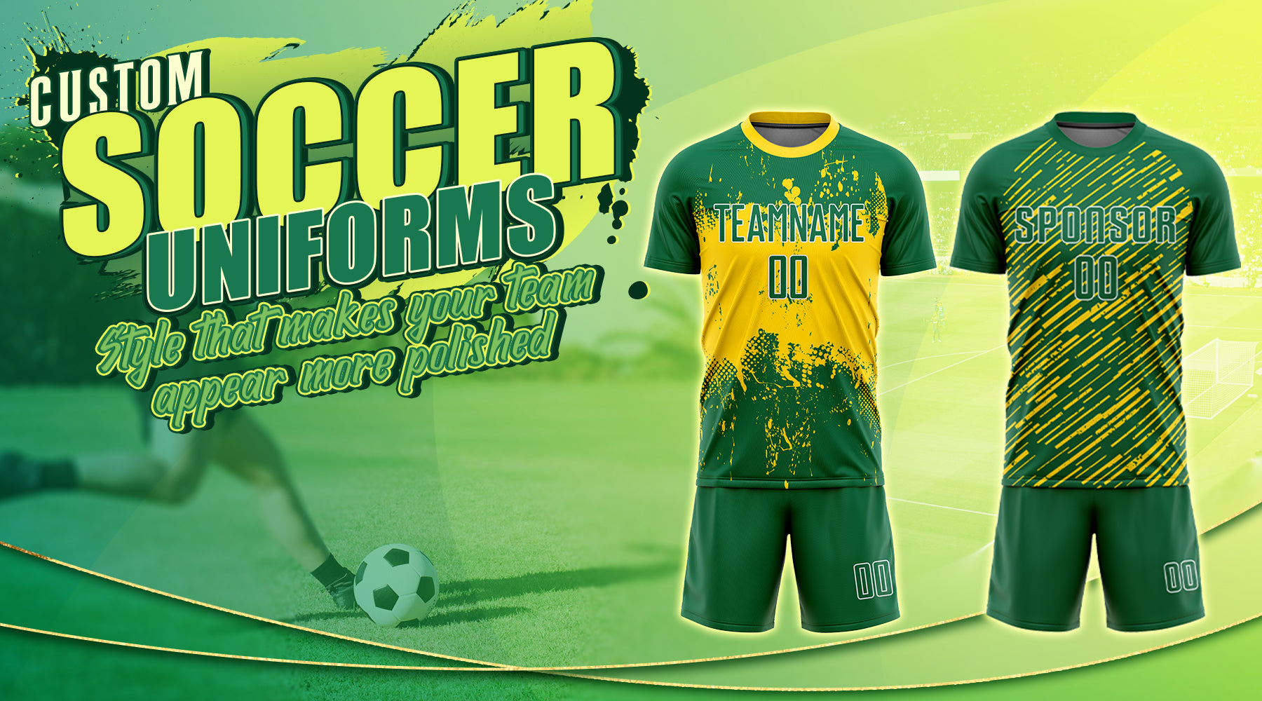 Custom Soccer Jerseys  Personalized Team Soccer Uniforms Design - FansIdea