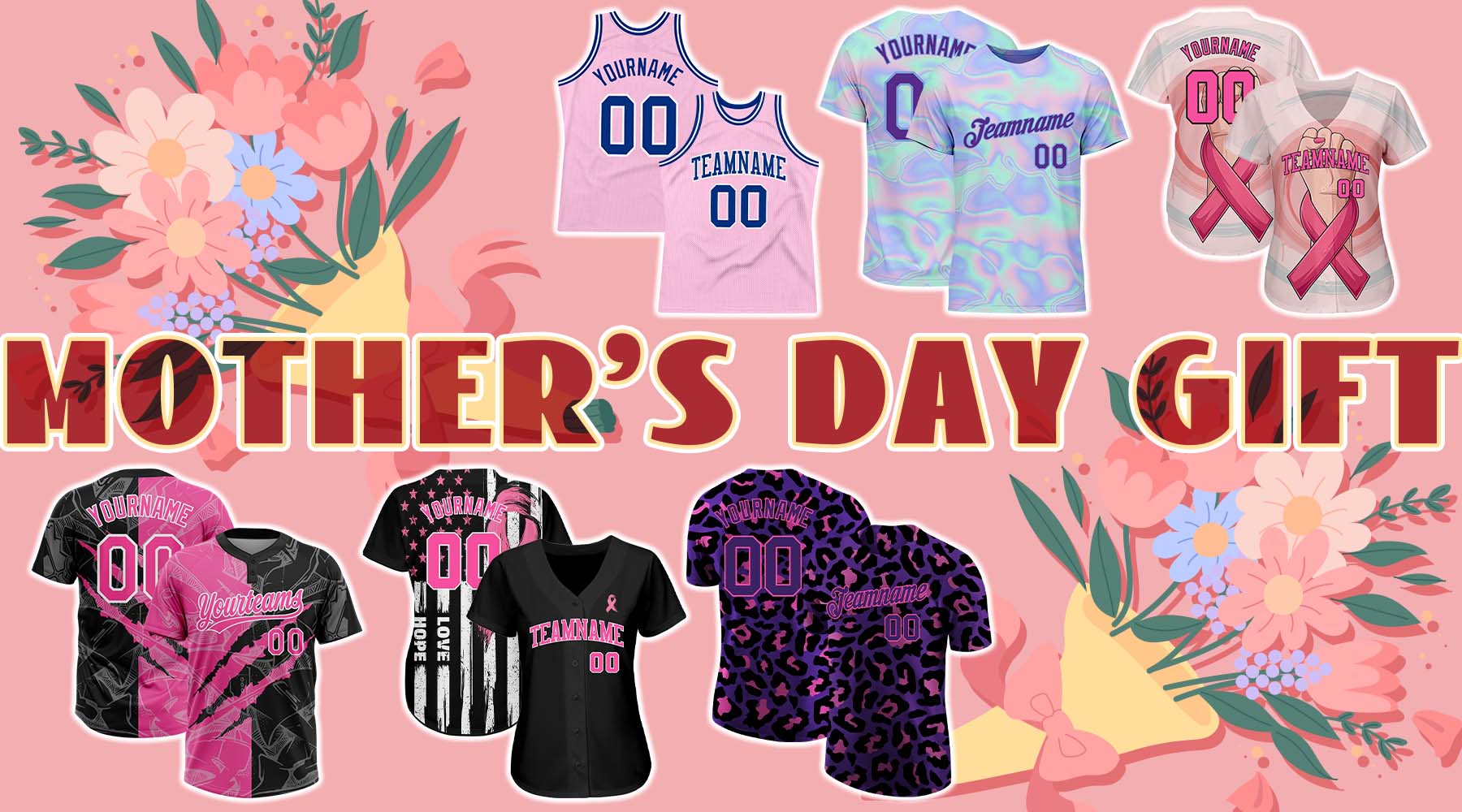 custom jersey mother's day
