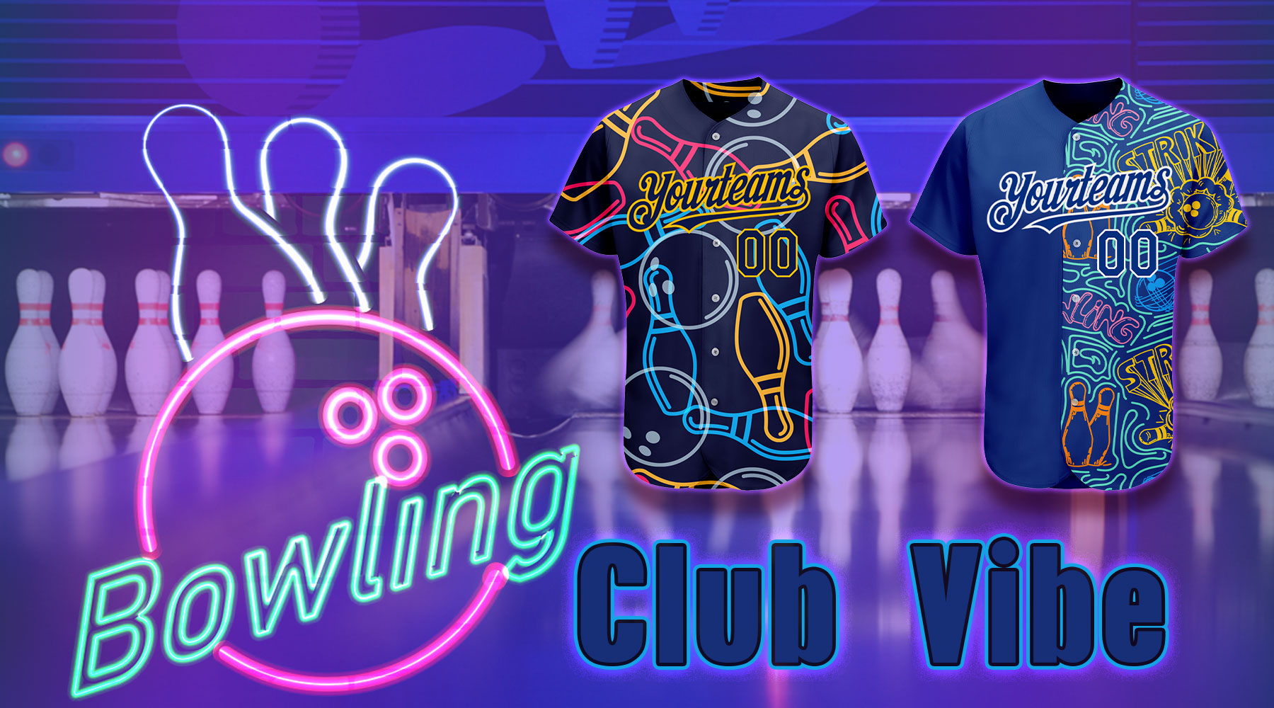 custom exclusive team bowling club jersey