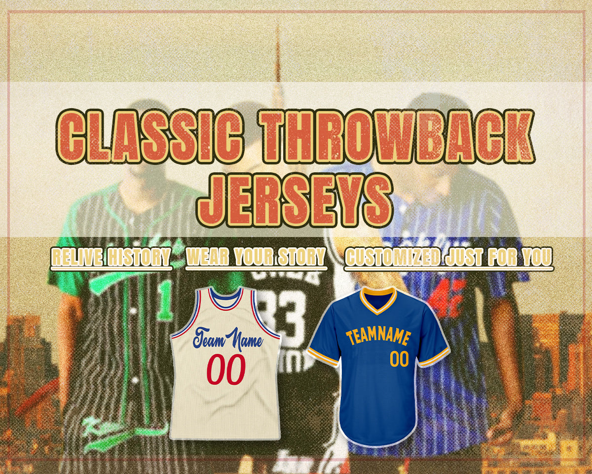 Retro Custom NBA Jerseys  Order Classic Personalized NBA Jerseys - Custom  Throwback Jerseys