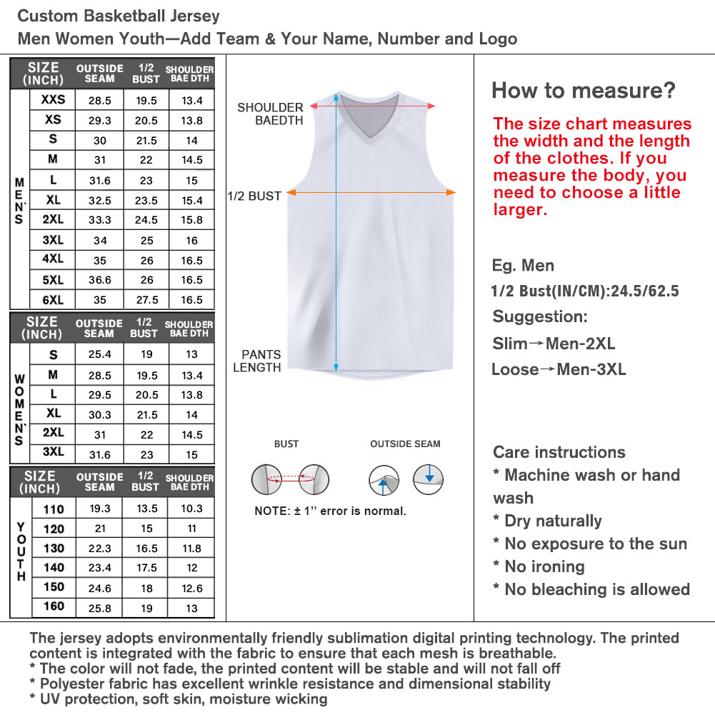 NBA Jersey Sizing, Charts & Measurement FAQ