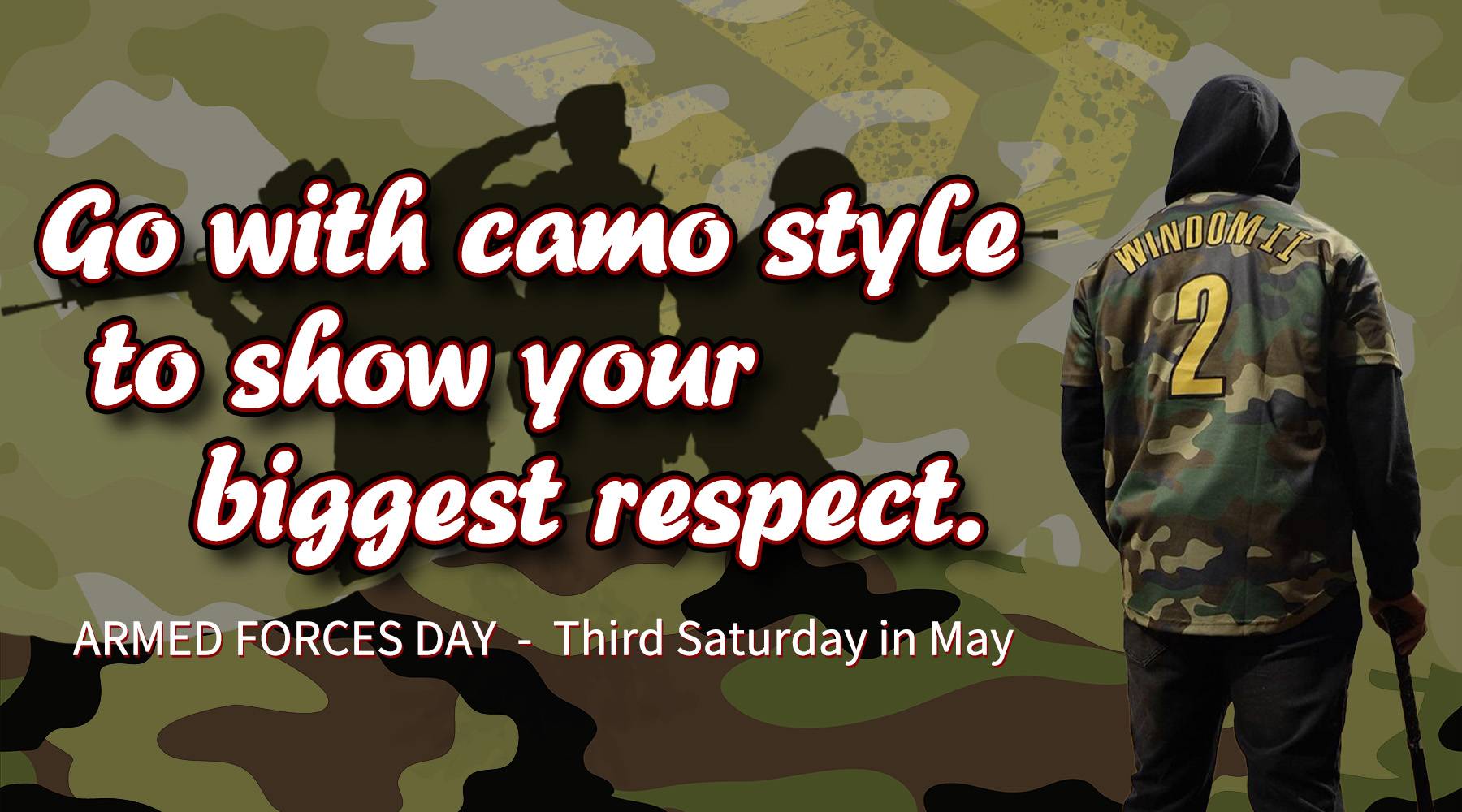 custom Armed Forces Day jersey