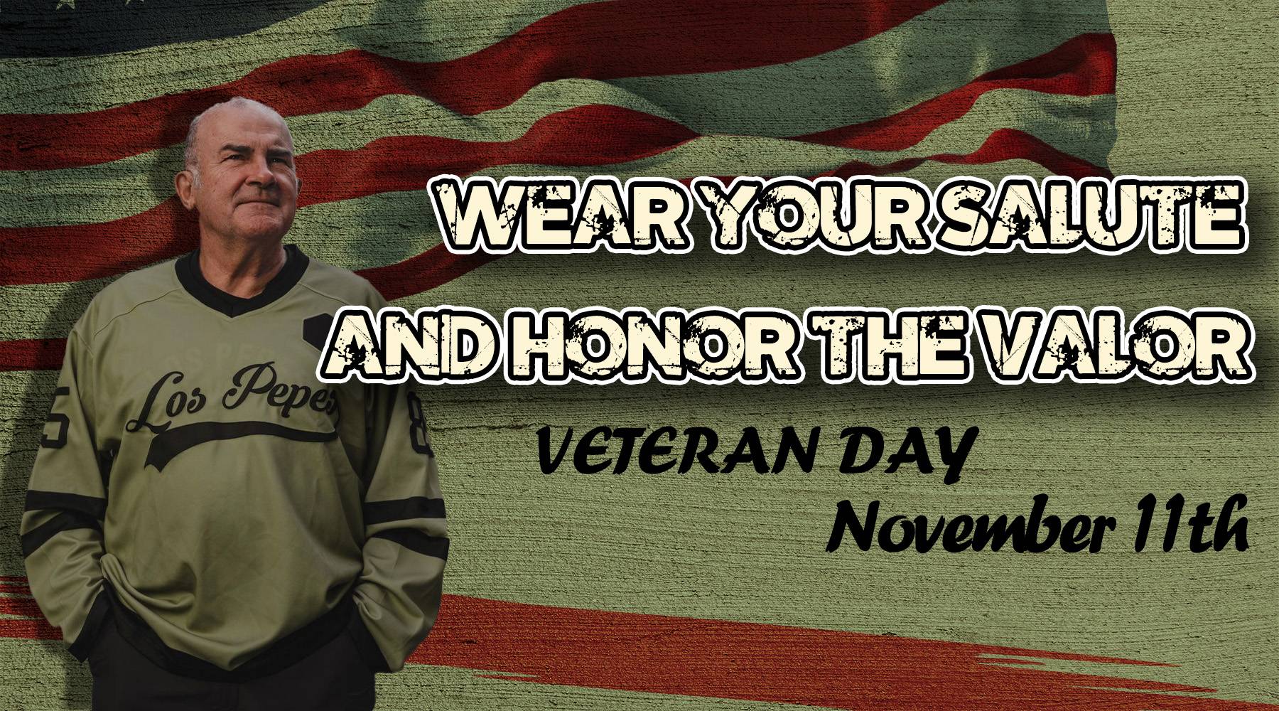 custom Veteran Day jersey