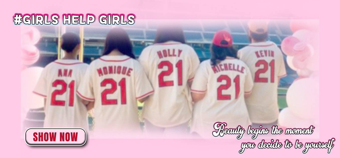 custom girls help girls baseball jersey