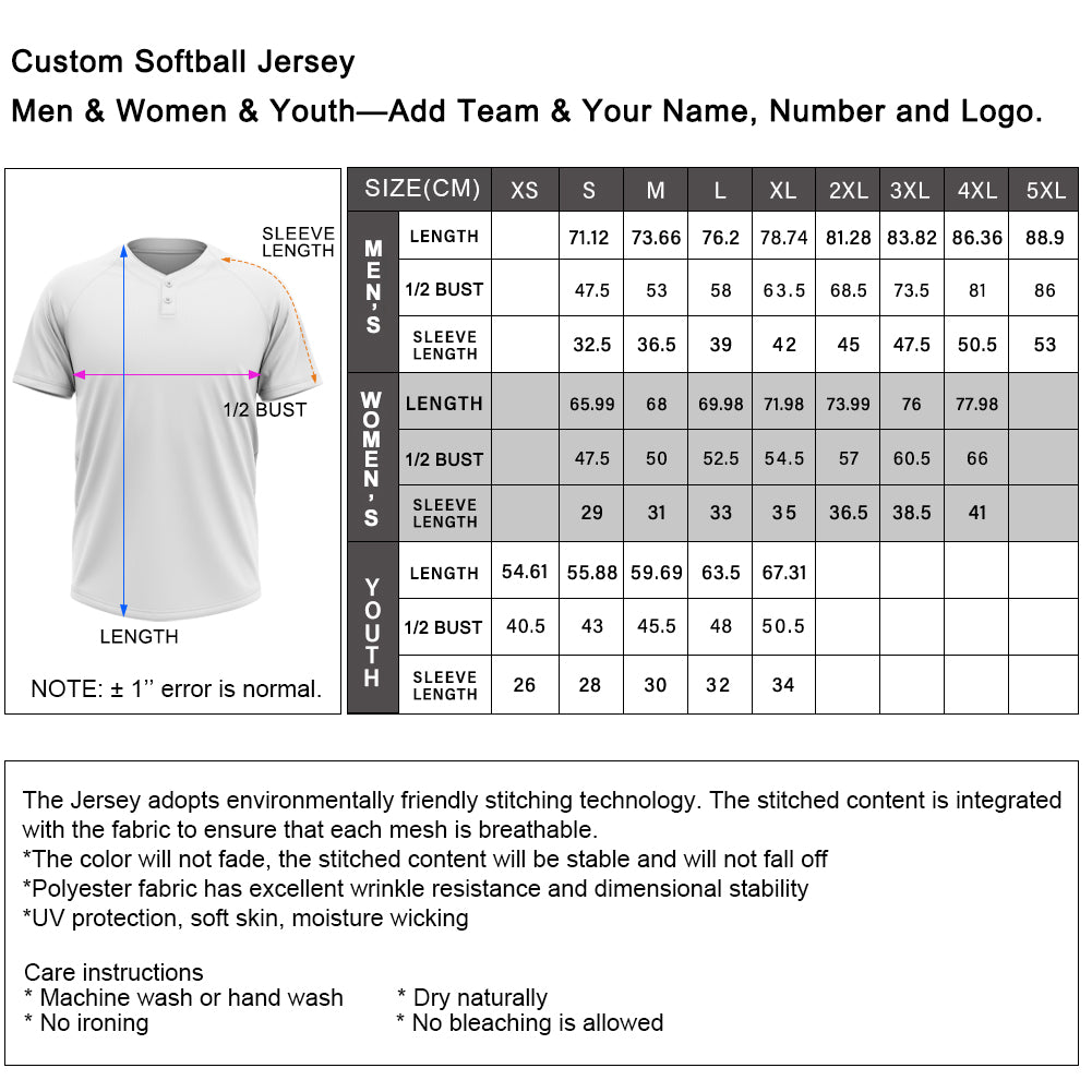 Size Chart | Jerseys Handmade Store Size Guide | Fansidea - FansIdea