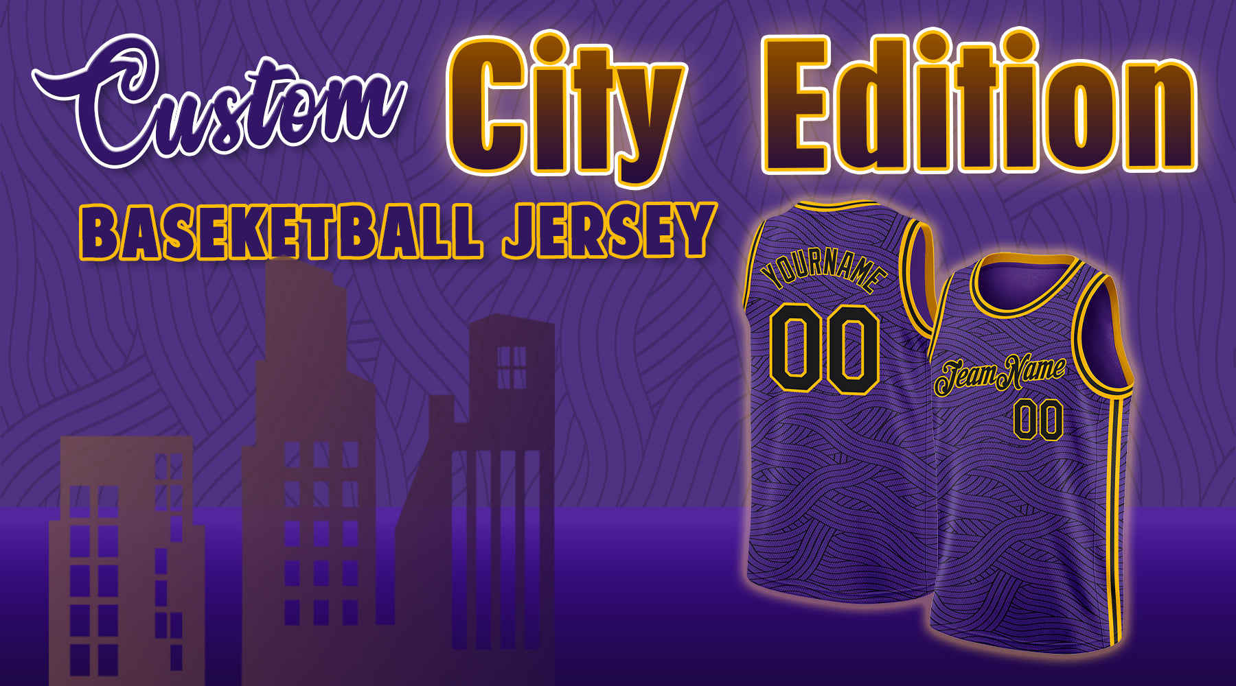 custom Basketball City Edition jersey