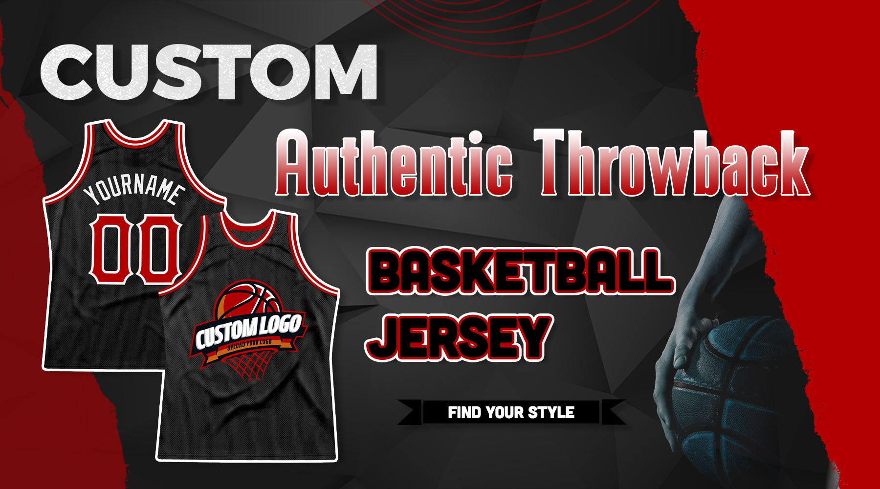 custom basketball front logo jersey