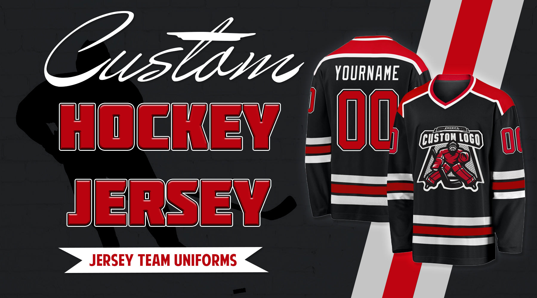 custom hockey crossover jersey