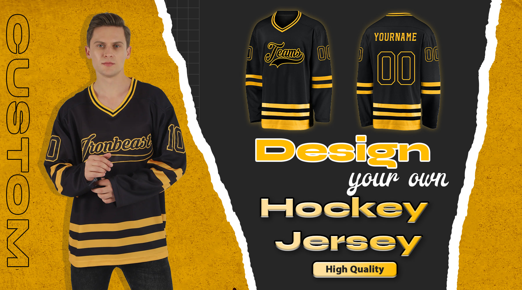 Custom Ice Hockey Team Uniforms and Ice Hockey Jerseys